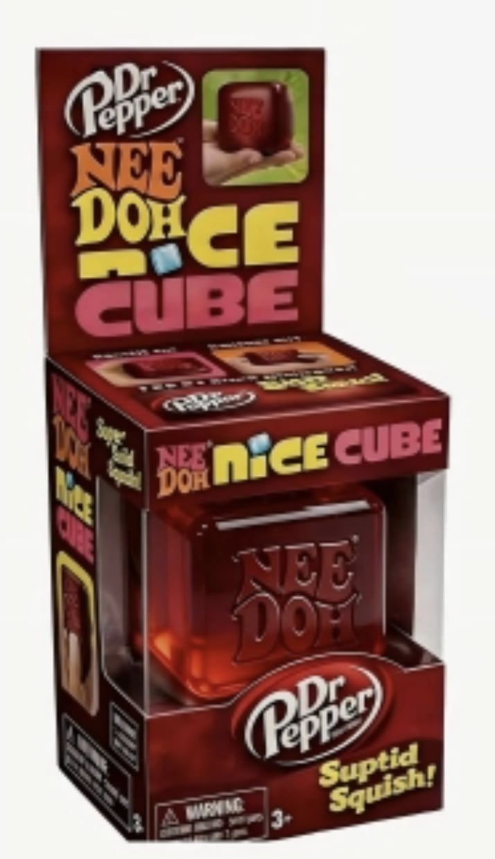 NeeDoh Dr, Pepper Nice Cube Fidget Toy