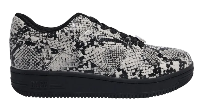 Bapesta Low M2 Python Beige