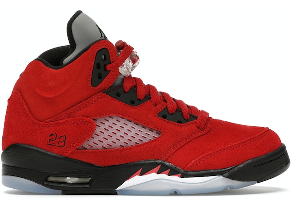 Jordan 5 Retro Raging Bull Red 2021 GS The Heat Check