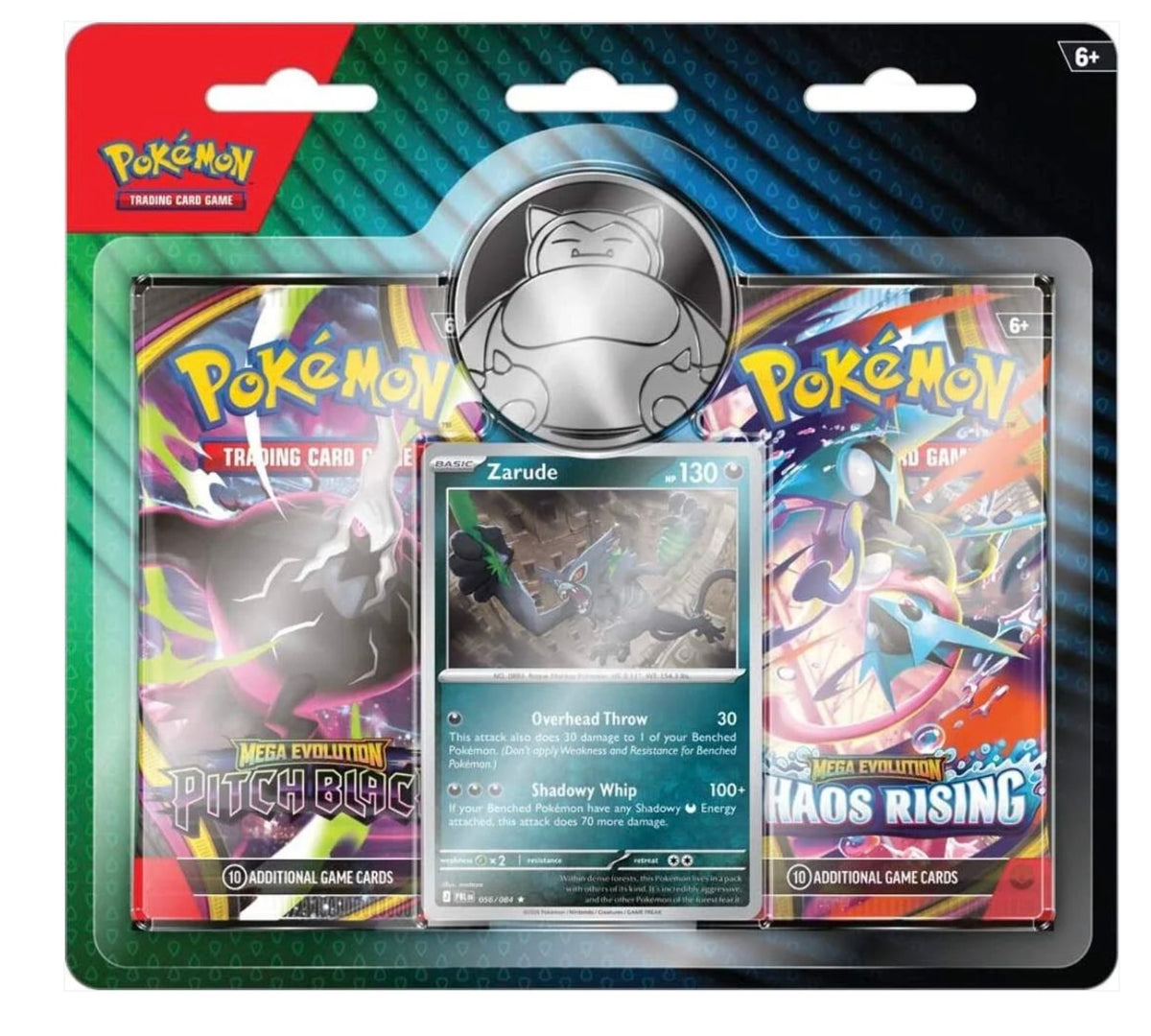Pokemon Pitch Black Chaos Rising Zarude 2 Pack Blister