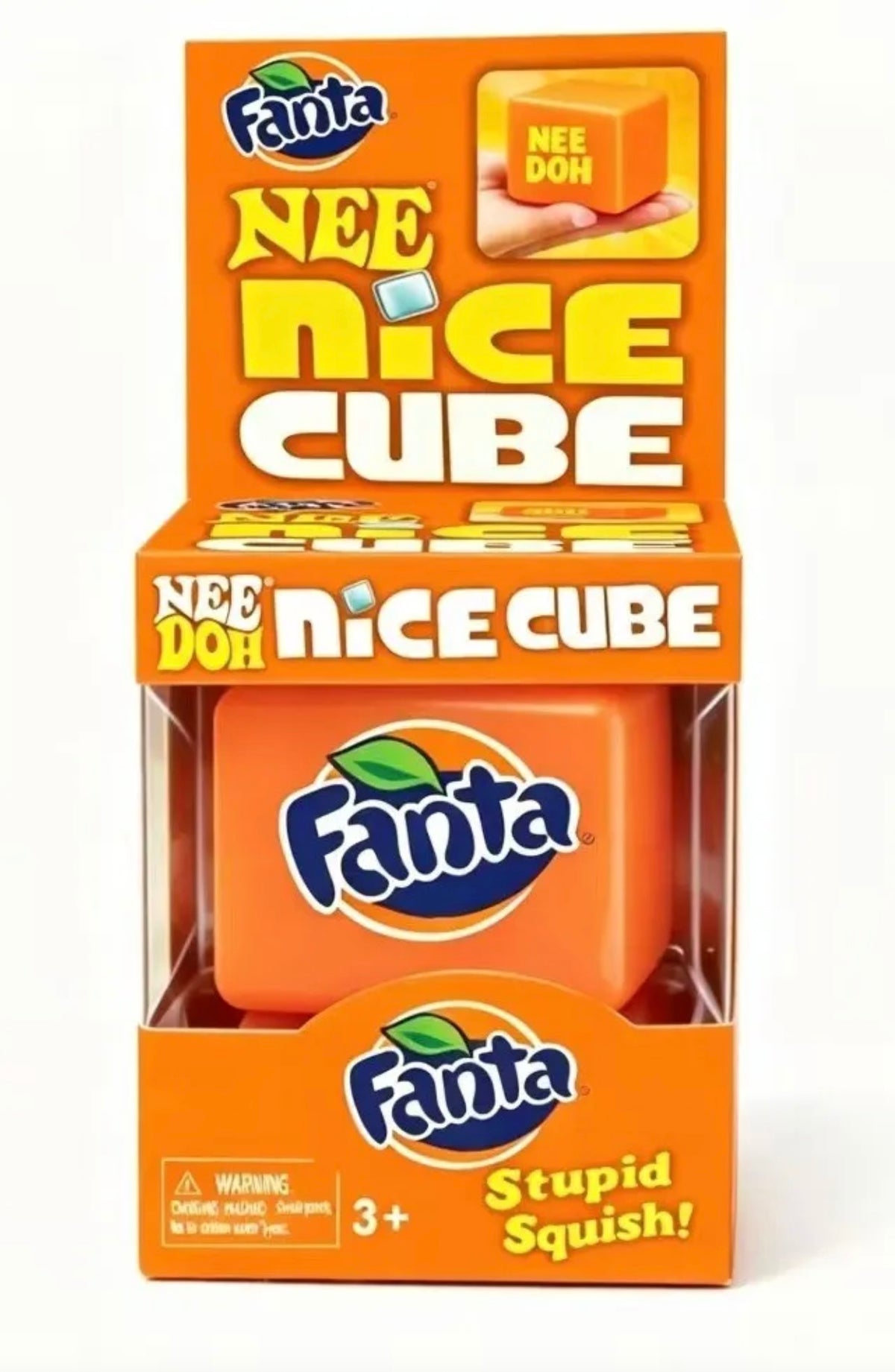 NeeDoh Fanta Nice Cube Fidget Toy