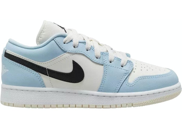 Jordan 1 Low Ice Blue Black (GS)