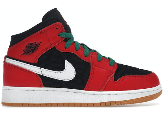 Jordan 1 Mid SE Christmas (GS)