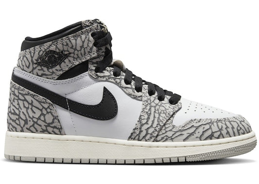 Jordan 1 Retro High OG White Cement (GS)