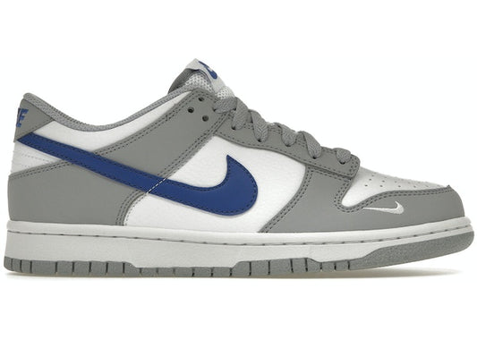 Nike Dunk Low Mini Swoosh Wolf Grey Game Royal (GS)