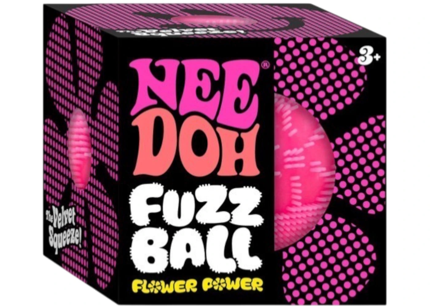NeeDoh Flower Power Fuzz Ball Squishy Fidget Toy