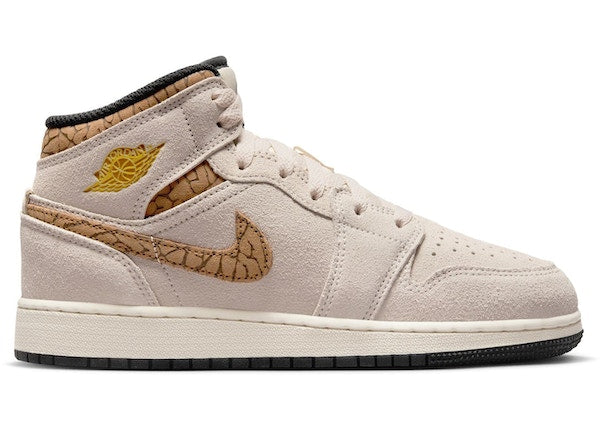 Jordan 1 Mid SE Brown Elephant (GS)