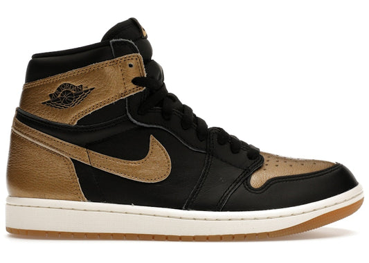 Air Jordan 1 Retro High OG Black Metallic Gold