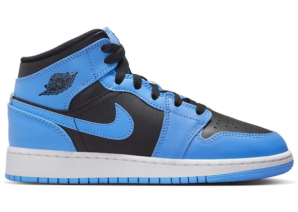 Jordan 1 Mid University Blue Black (GS)