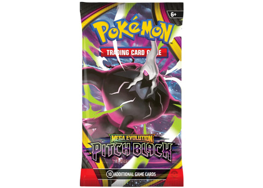 2026 Pokémon Mega Evolution Pitch Black Booster Pack (Random Pack Art)