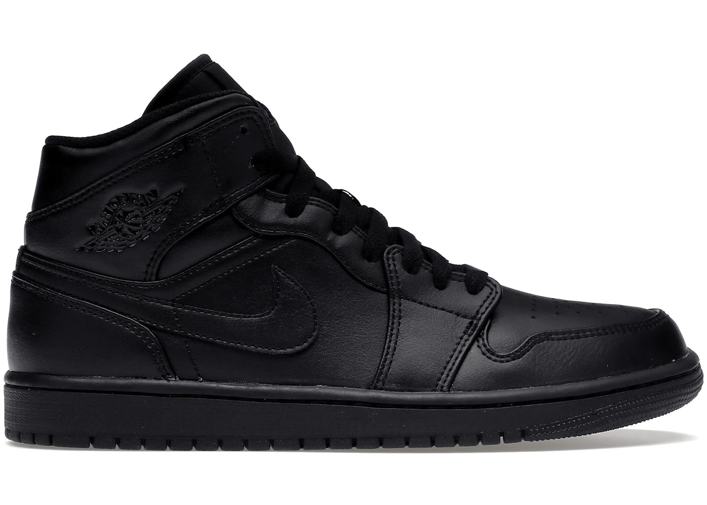 Jordan 1 Mid Triple Black