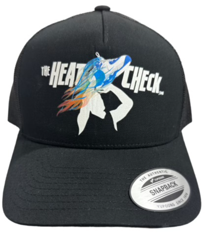 The Heat Check Trucker Cap Black/Black