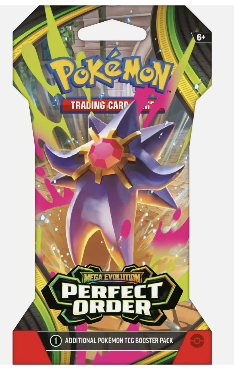 2026 Pokemon Mega Evolution Perfect Order Mega Starmie EX Booster Pack