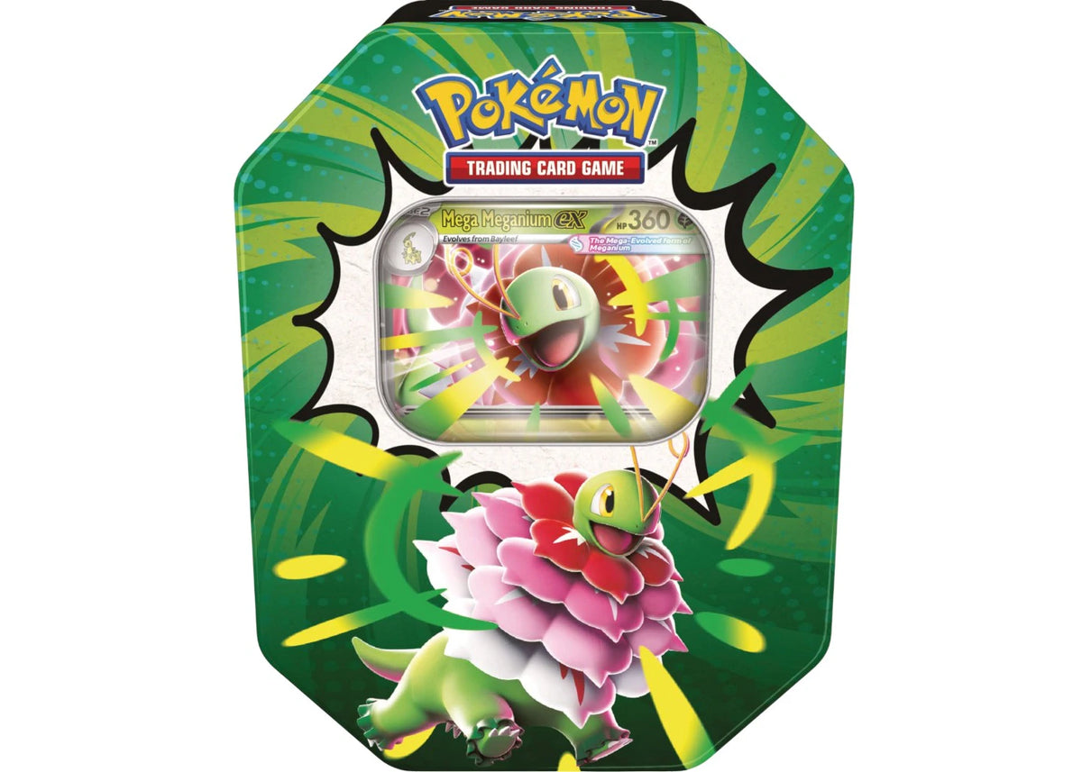 2026 Pokémon Mega Evolution Ascended Heroes Mega Meganium ex Tin