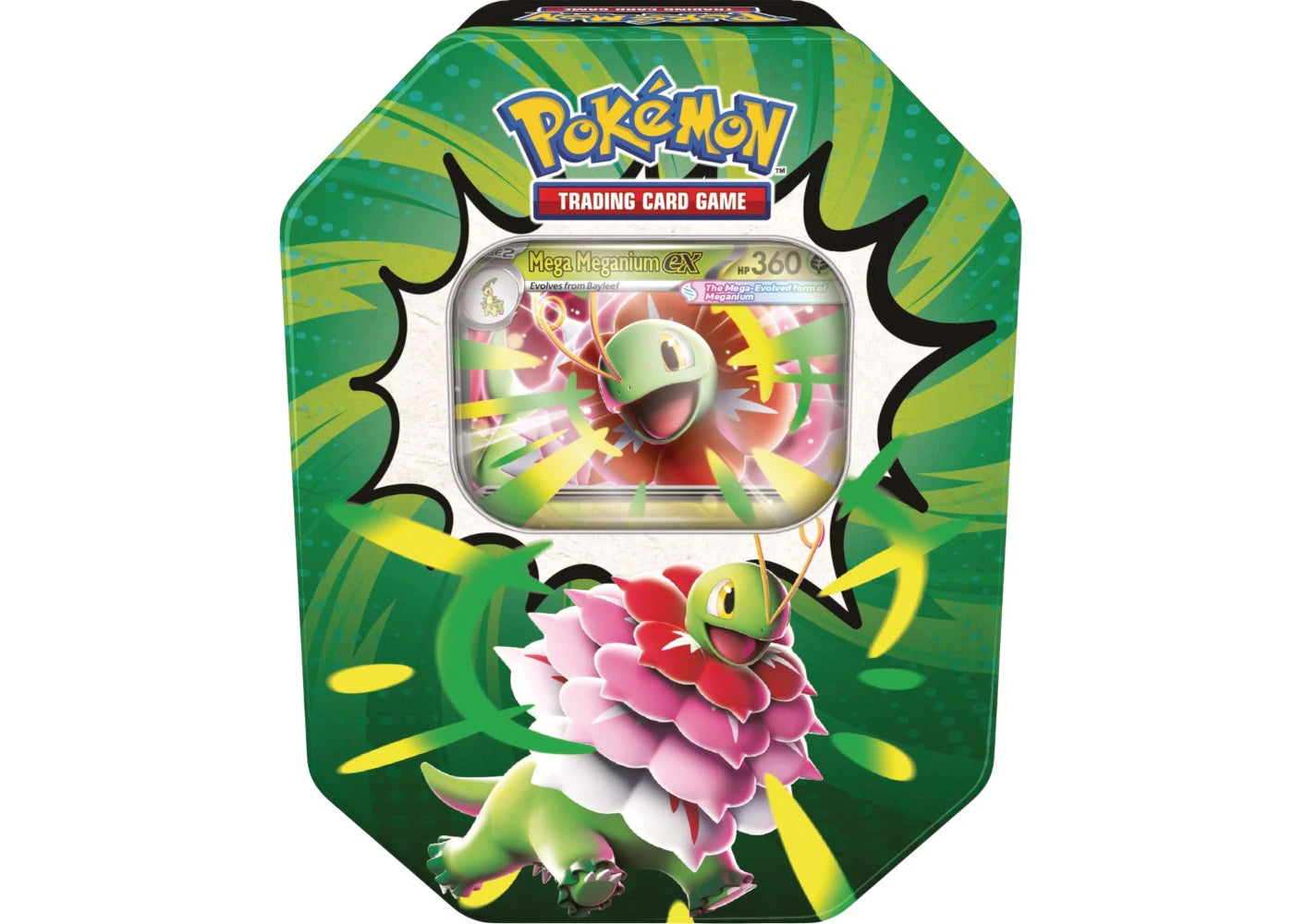 2026 Pokémon Mega Evolution Ascended Heroes Mega Meganium ex Tin