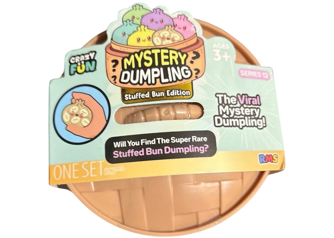 Squishy Bun Mystery "Dumpling" (Stuffed Bun Chase Version) Blind Box
