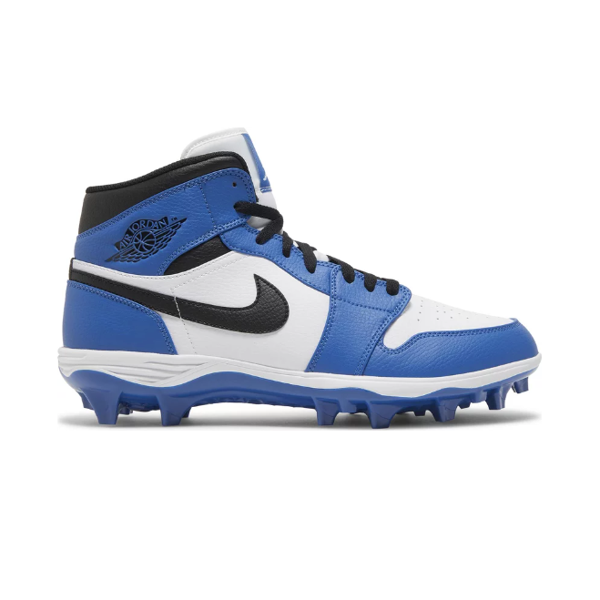 Jordan 1 Mid TD Cleat White Blue (2023)