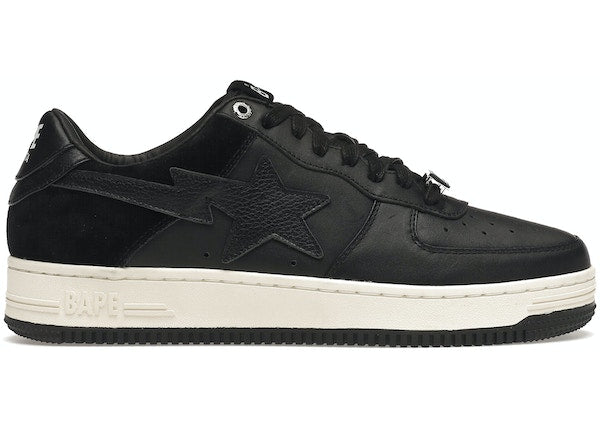 A Bathing Ape Bape Sta Low Suede Heel Black