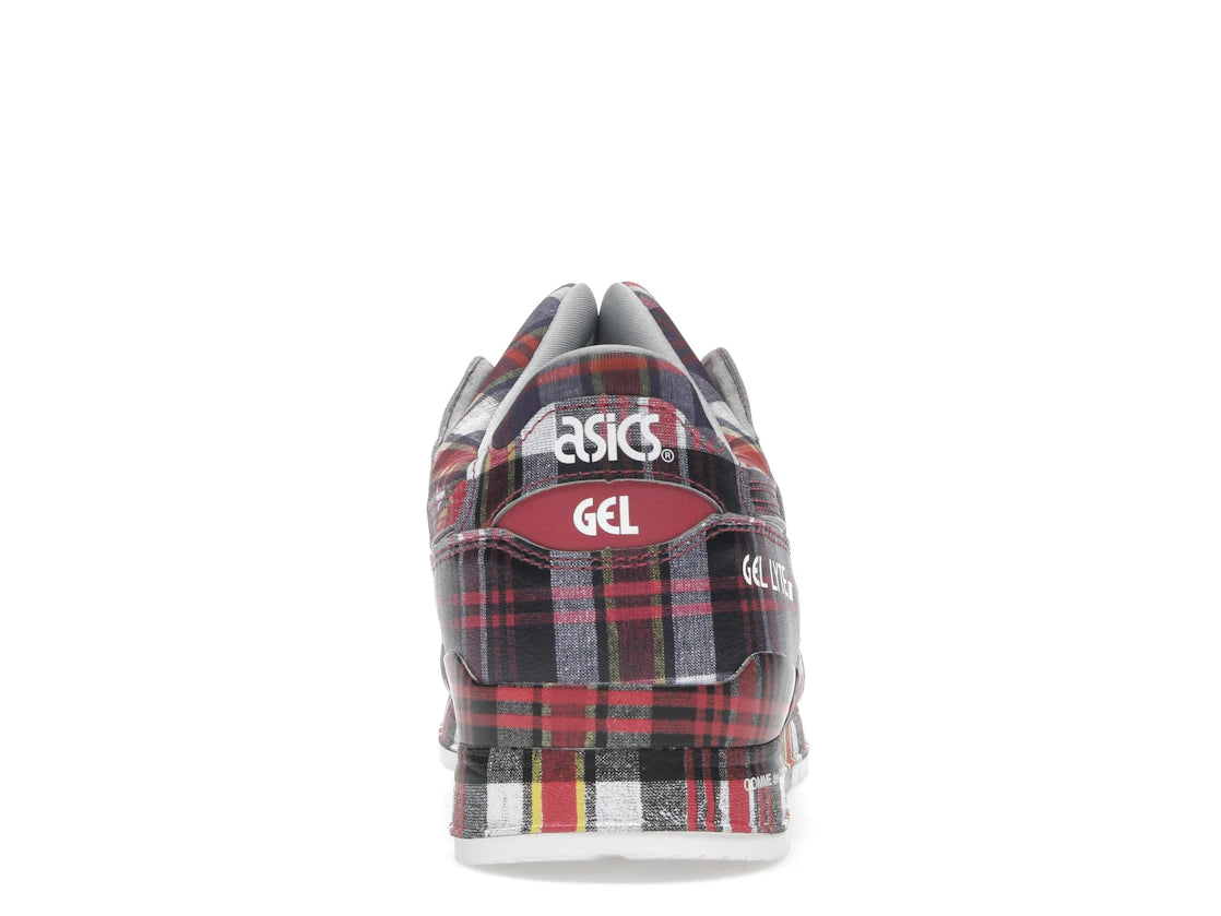 ASICS Gel-Lyte III '07 Remastered Comme des Garçons SHIRT Red Plaid
