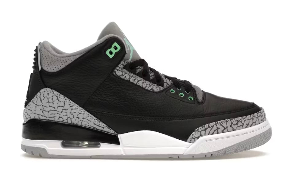 Jordan 3 Retro Green Glow