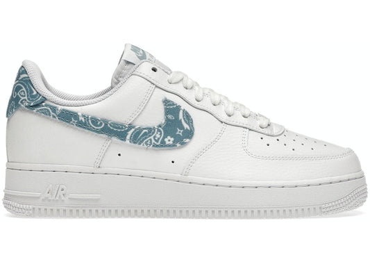 Nike Air Force 1 Low '07 Essential White Worn Blue Paisley (W)