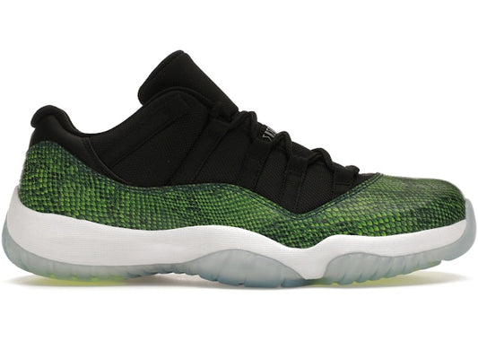 Jordan 11 Retro Low Green Snakeskin