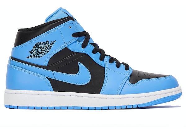 Jordan 1 Mid University Blue Black