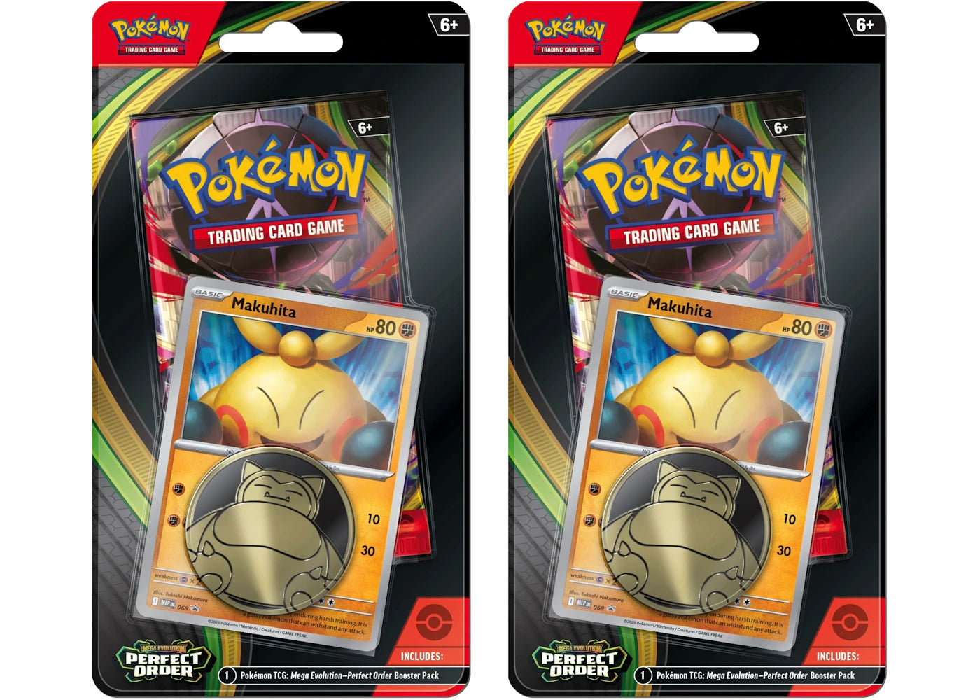 2026 Pokémon Mega Evolution Perfect Order Makuhita Premium Checklane Pack