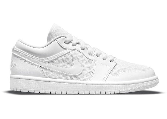 Jordan 1 Retro Low Breathe Triple White (W)