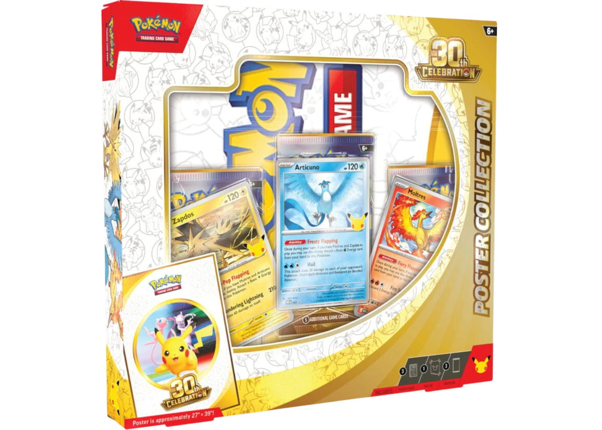 2026 Pokémon Mega Evolution 30th Celebration Poster Collection
