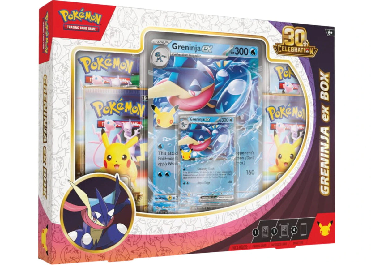 2026 Pokémon Mega Evolution 30th Celebration Greninja ex Box